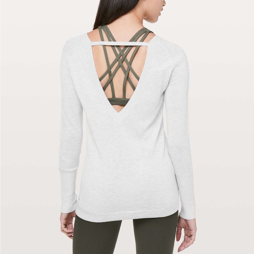 NWOT lululemon athletica Unity Drop Back Sweater